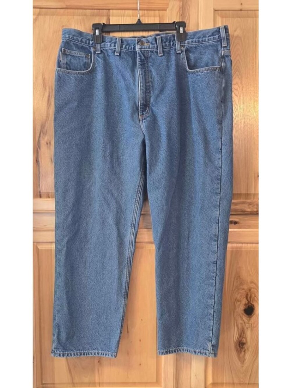 Carhartt Relaxed Fit Insulated Fleece Lined Jeans pants B155 DST MENS SZ 44X30 F